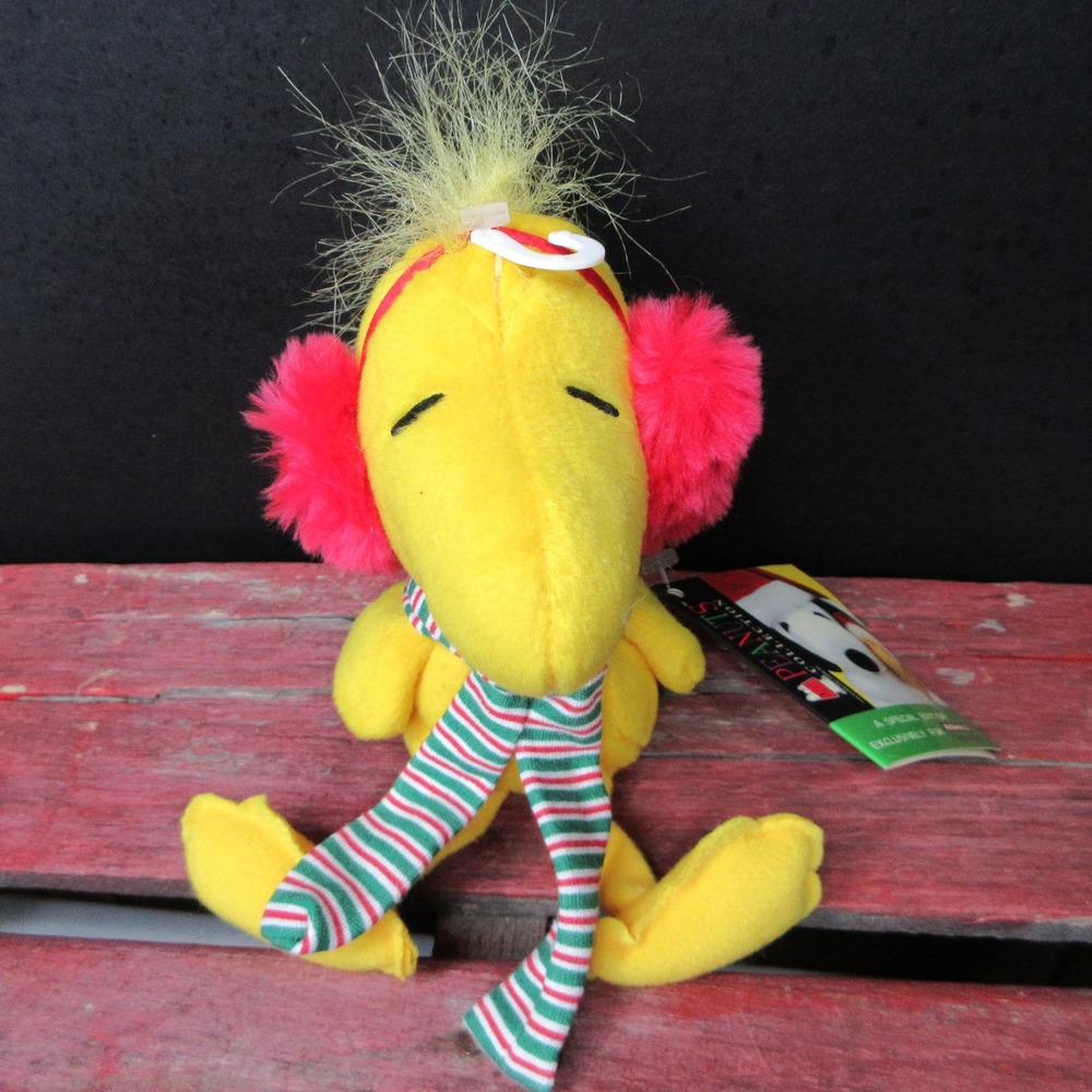Peanuts Woodstock Plush Stuffed Animal Kohl's Exclusive Holiday Scarf Christmas